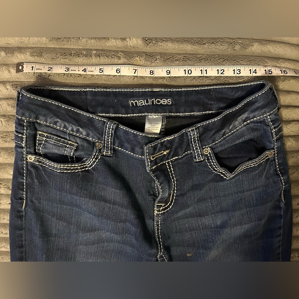 Maurices Dark Blue Boot Cut Jeans - Picture 4 of 8